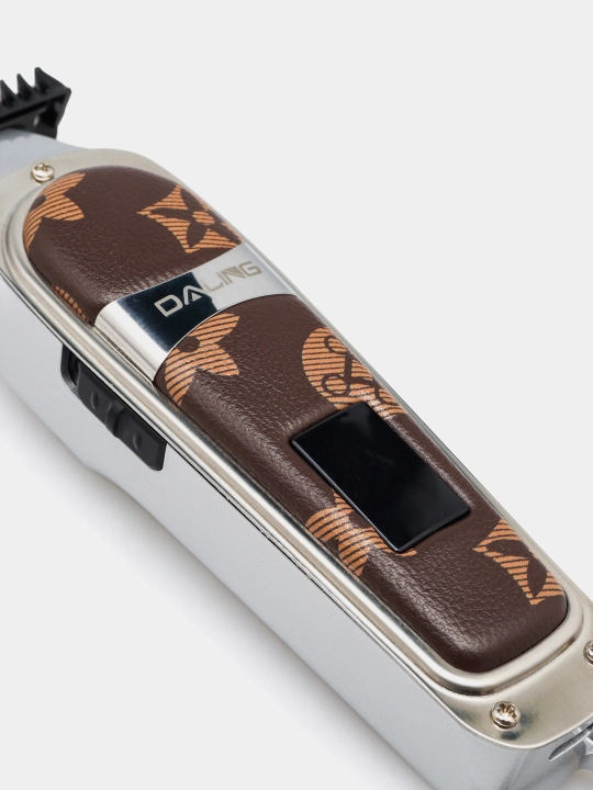 Professional simsiz soch va soqol olish kesish mashinkasi trimmer Daling, LCD displeyli
