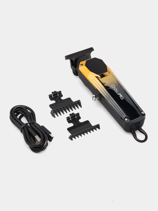 Professional simsiz soch va soqol olish kesish mashinkasi trimmer Daling, LCD displeyli - 