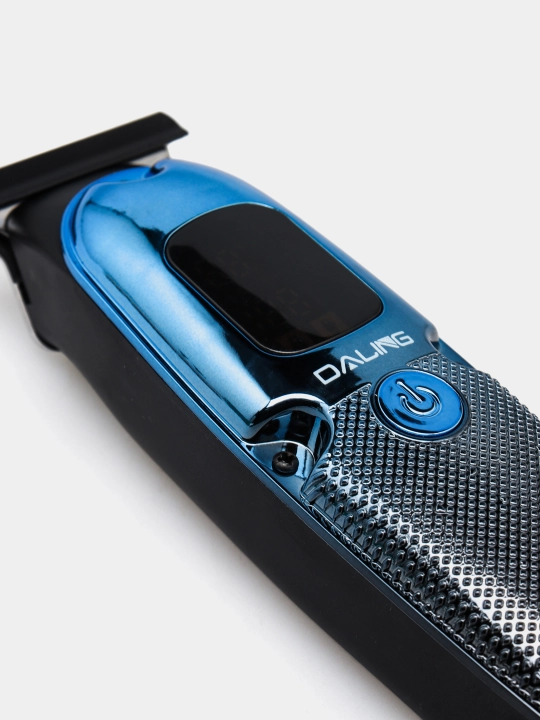 Professional simsiz soch va soqol olish kesish mashinkasi trimmer Daling, LCD displeyli
