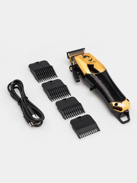 Professional simsiz soch va soqol olish kesish mashinkasi trimmer Daling, LCD displeyli - 