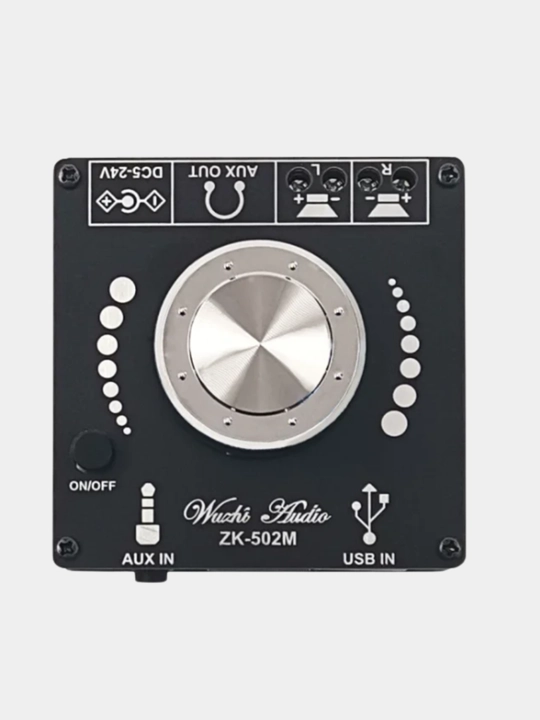 ZK-502M 50Wx2 (24В) Mini 2,0 стерео Bluetooth 5,0 цифровой усилитель