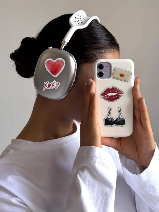 Наклейка 3D стикер для телефона, iPhone, ноутбука и наушников