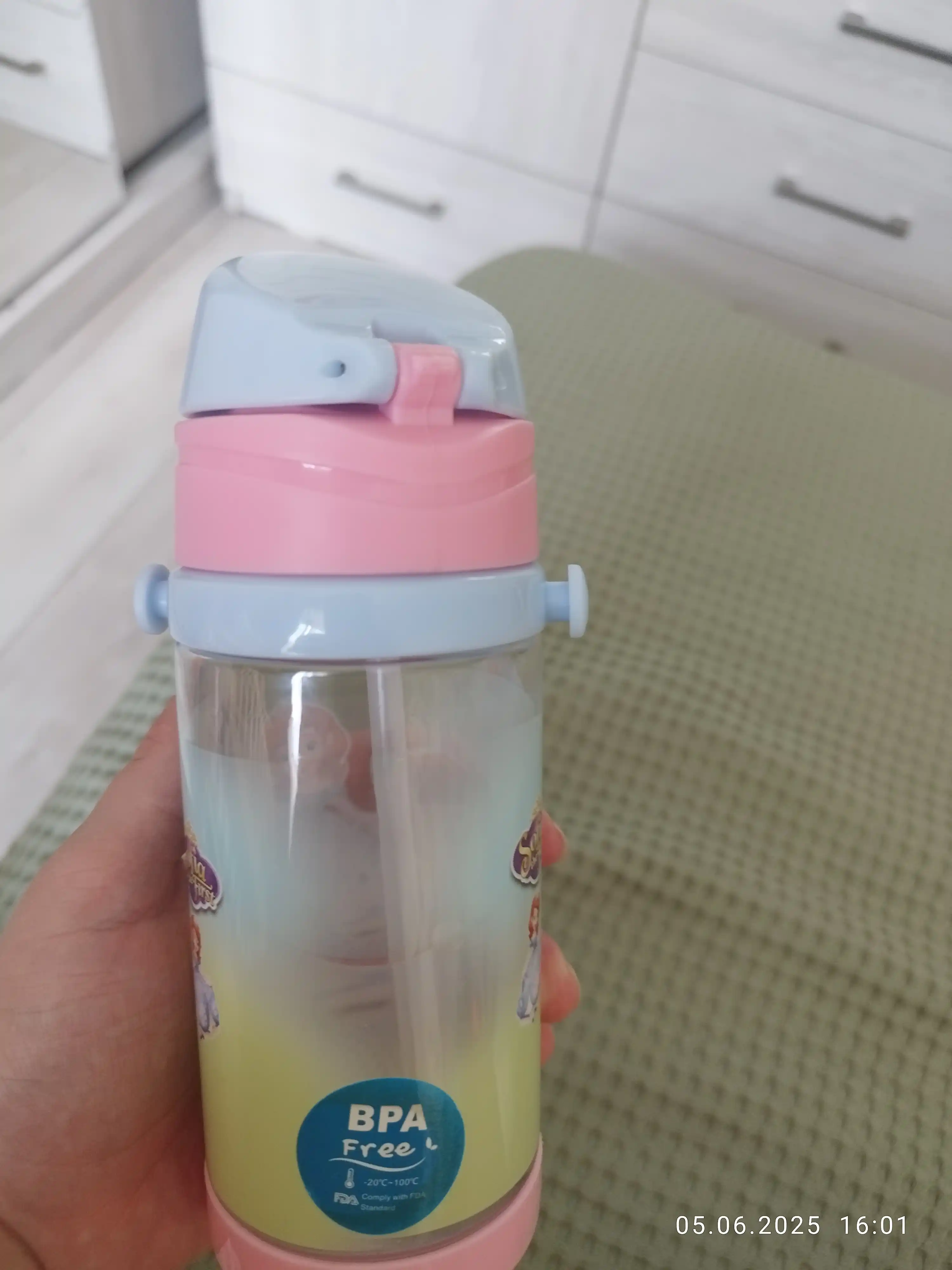 Поильник с трубочкой для воды, c насадками