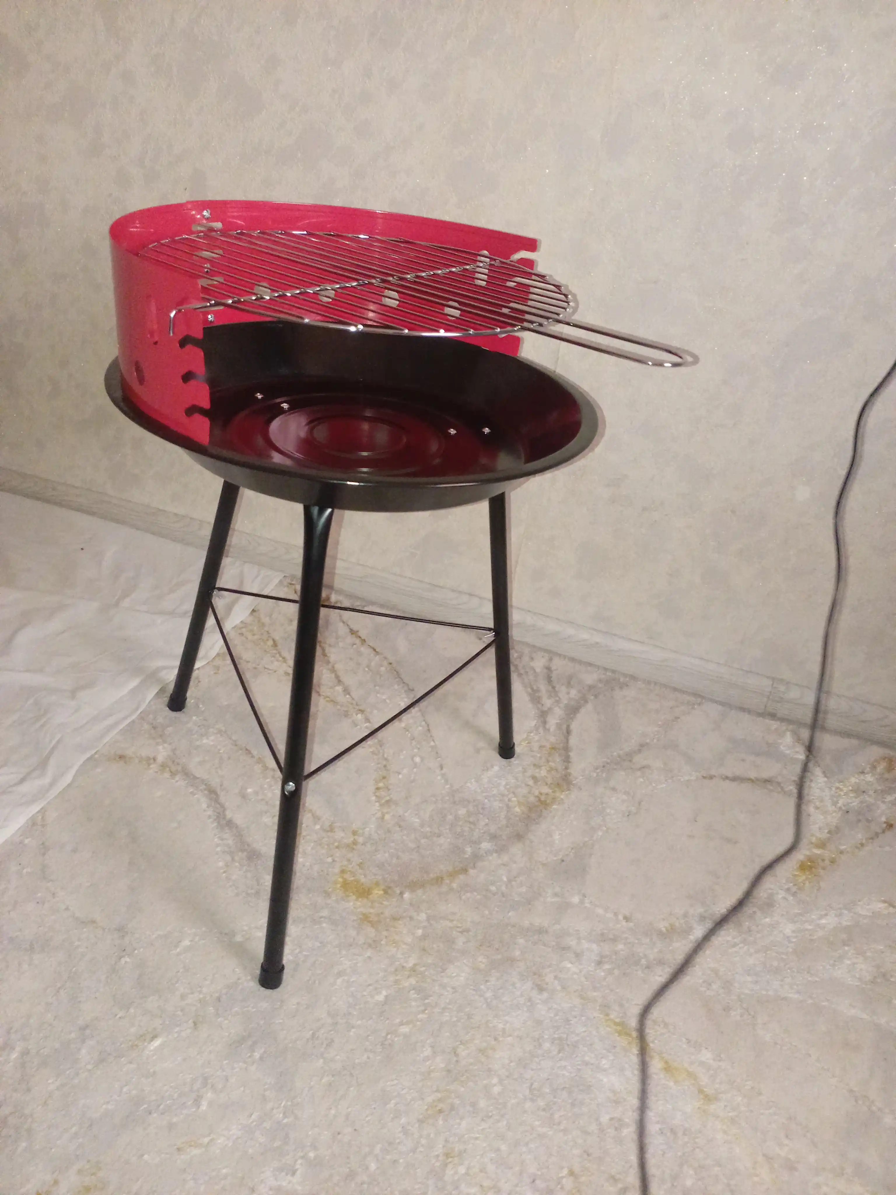 Mangal-barbekyu BoyScout, diametri 35.5 sm, balandligi 53 sm