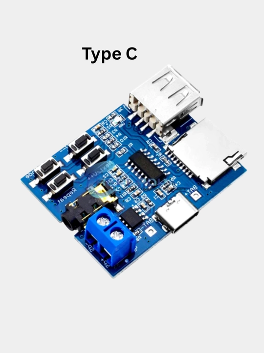 MP3 Dekoder Modul 5V USB TF kartali, 3W mono kuchaytirgich va 3.5mm chiqish