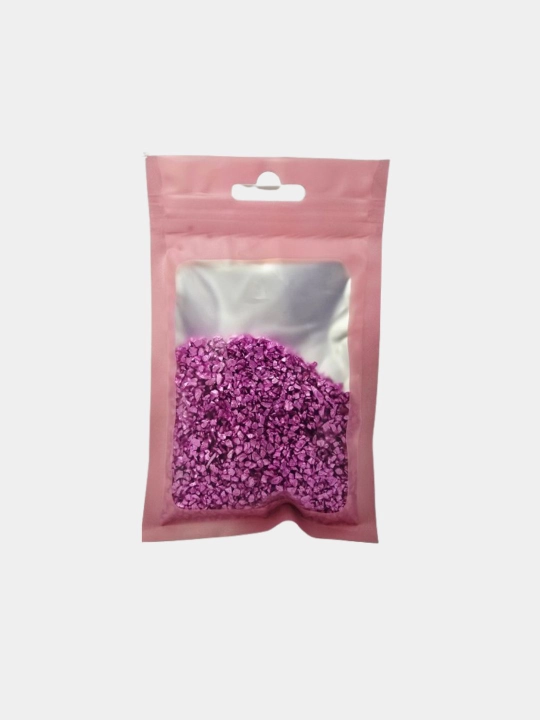 Gips, qatron uchun bezak toshlari, shisha siniqlari, 50 gr