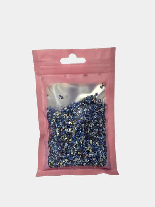 Gips, qatron uchun bezak toshlari, shisha siniqlari, 50 gr