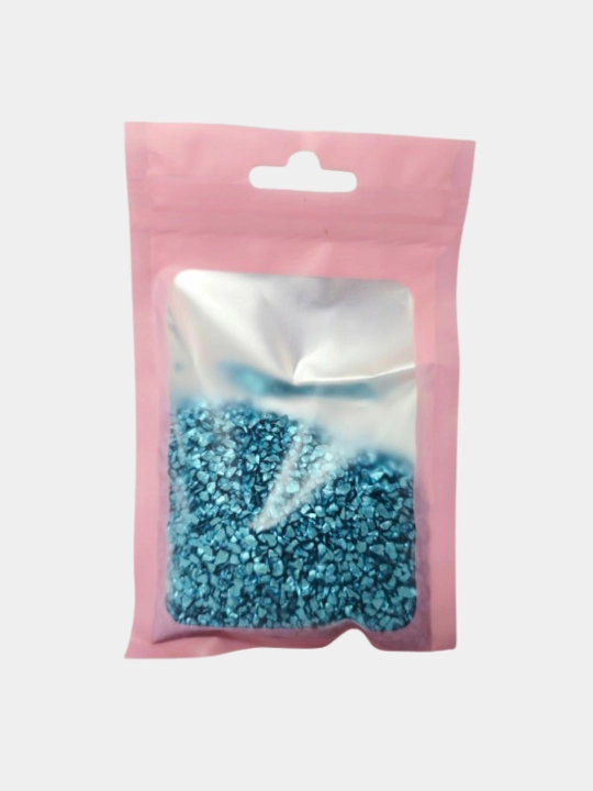 Gips, qatron uchun bezak toshlari, shisha siniqlari, 50 gr