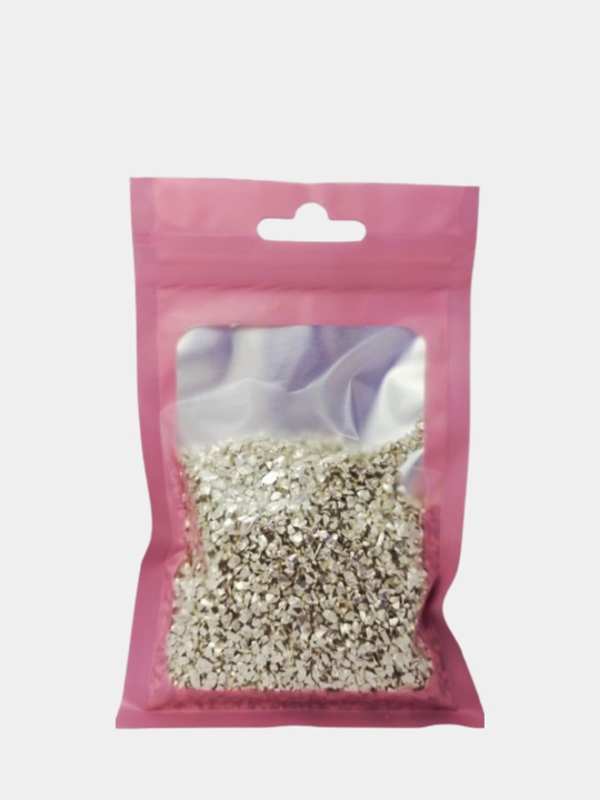 Gips, qatron uchun bezak toshlari, shisha siniqlari, 50 gr