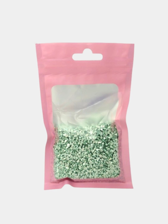 Gips, qatron uchun bezak toshlari, shisha siniqlari, 50 gr
