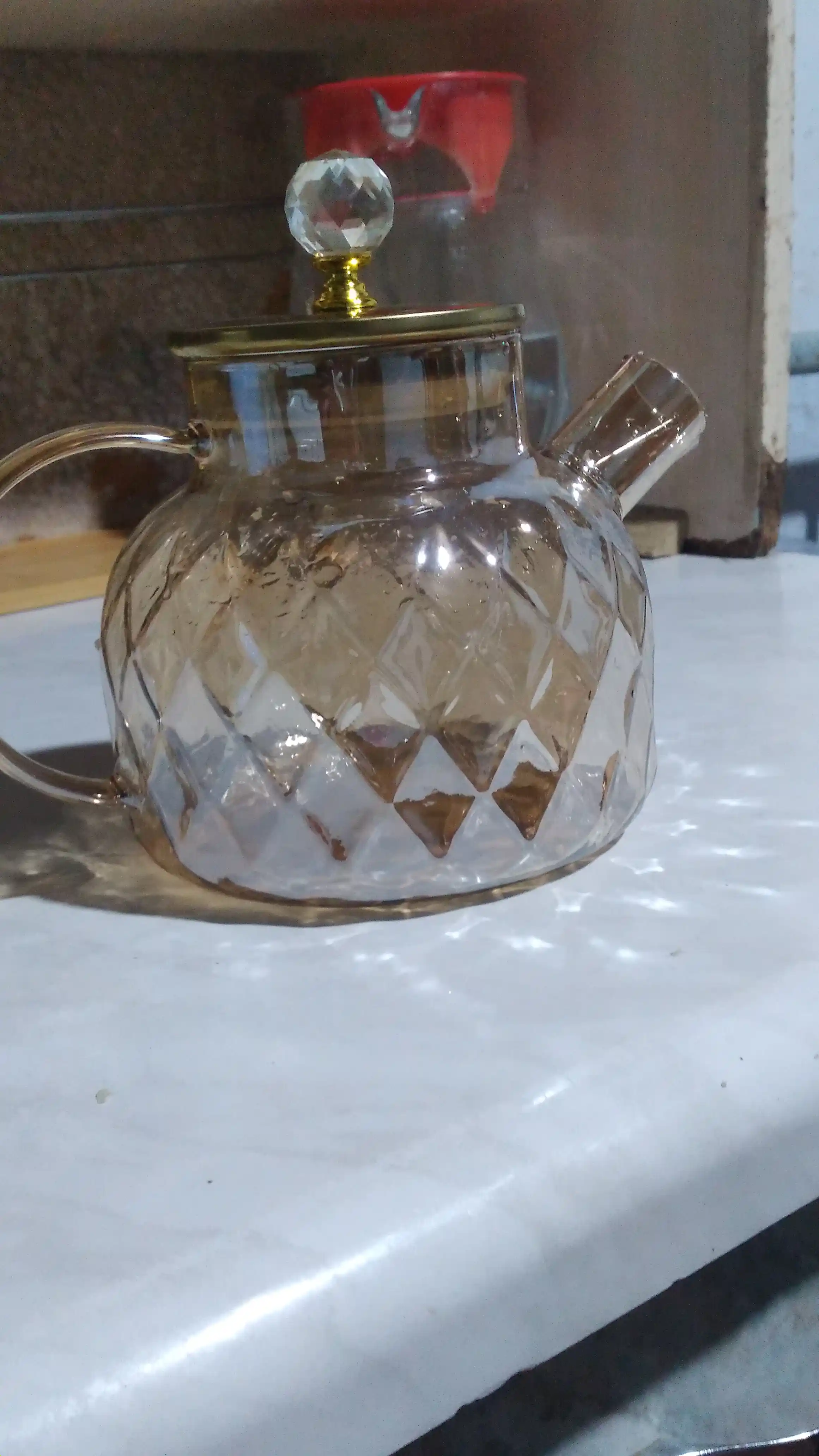 Choynak shisha choy damlanadigan metall qopqoqli, choynak, issiqqa chidamli  choynak