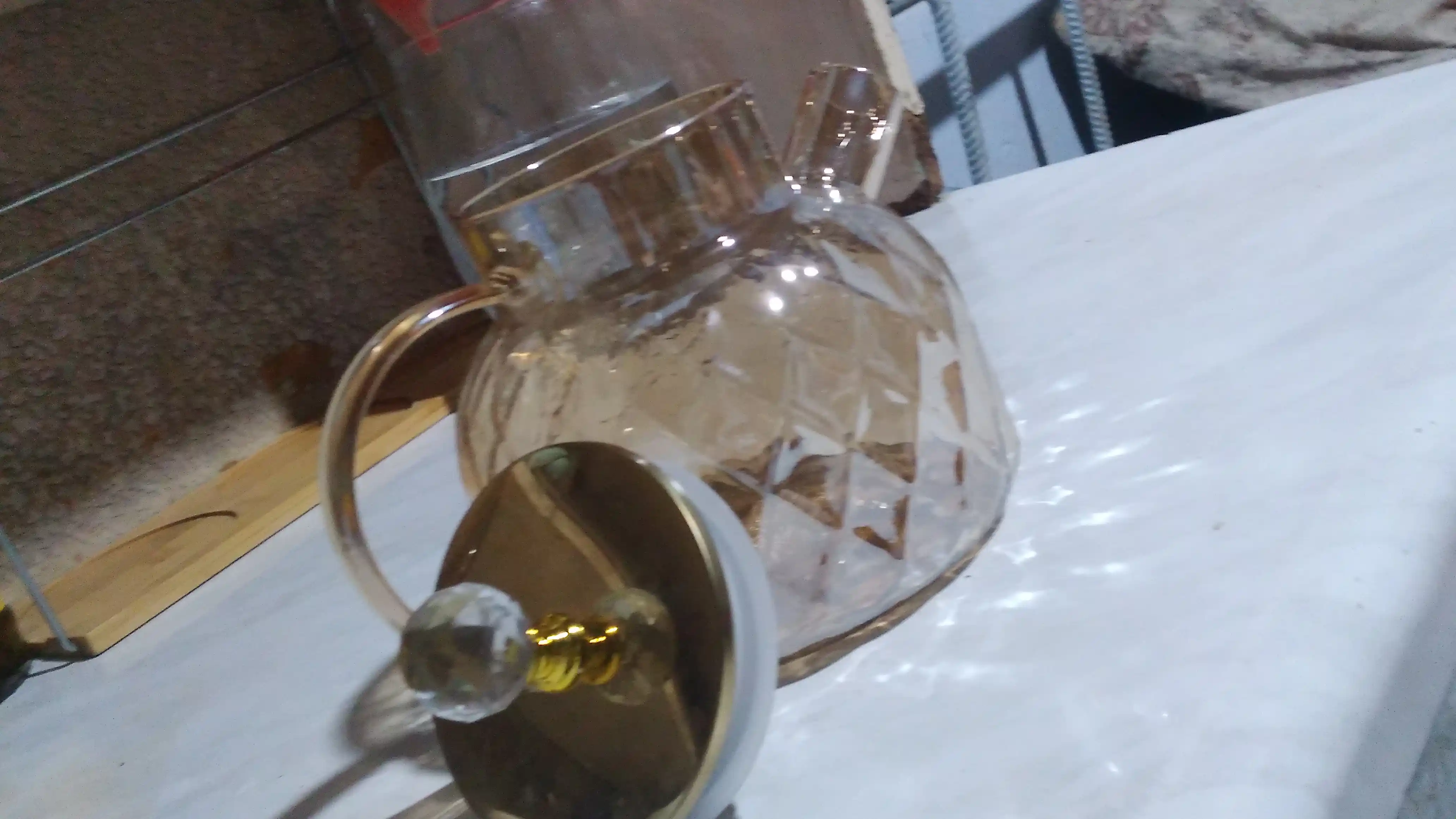 Choynak shisha choy damlanadigan metall qopqoqli, choynak, issiqqa chidamli  choynak