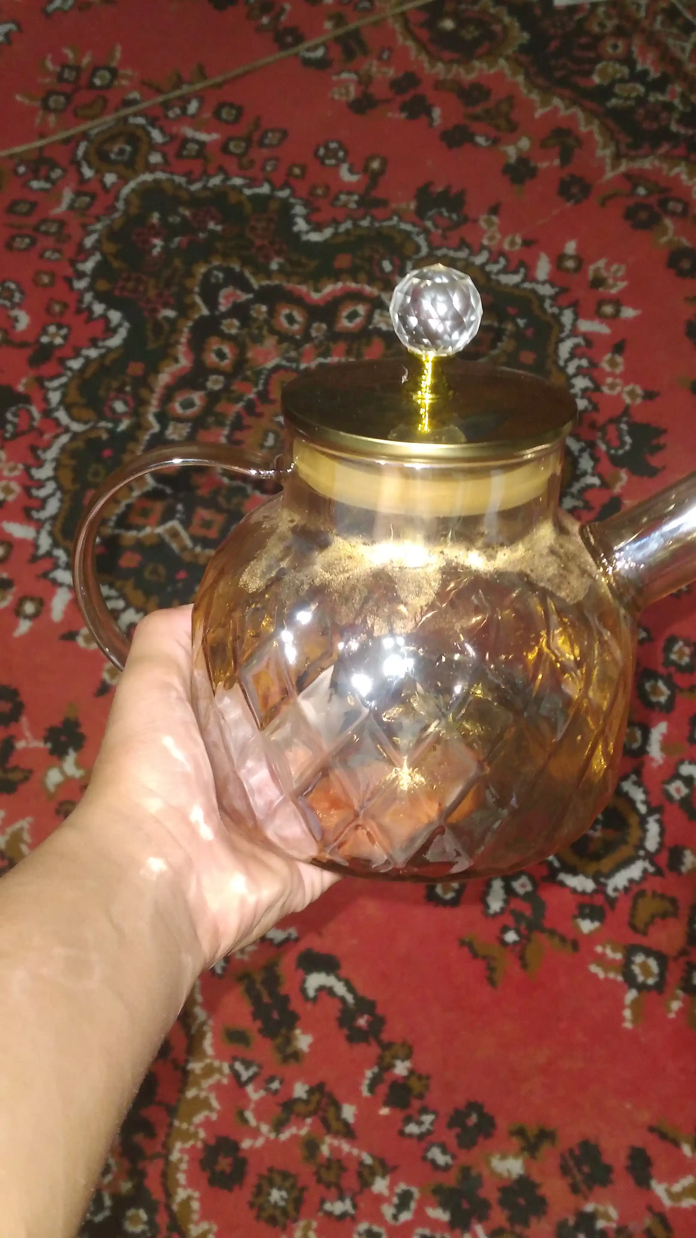 Choynak shisha choy damlanadigan metall qopqoqli, choynak, issiqqa chidamli  choynak