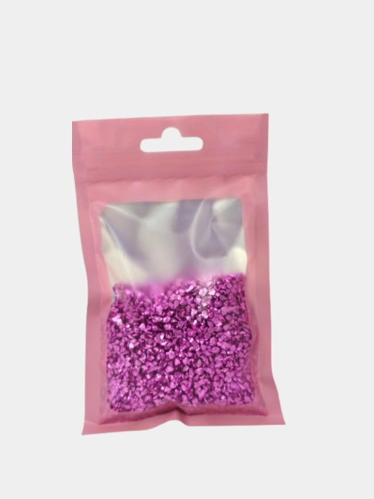 Gips, qatron uchun bezak toshlari, shisha siniqlari, 50 gr