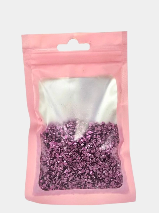 Gips, qatron uchun bezak toshlari, shisha siniqlari, 50 gr