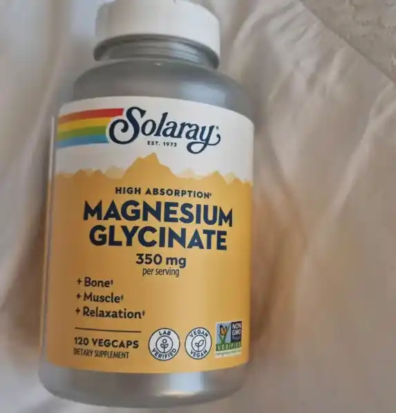 Solaray, Yuqori o‘zlashuvchan magniy glitsinat, AQSH 350 mg, 120 ta o‘simlik kapsulasi