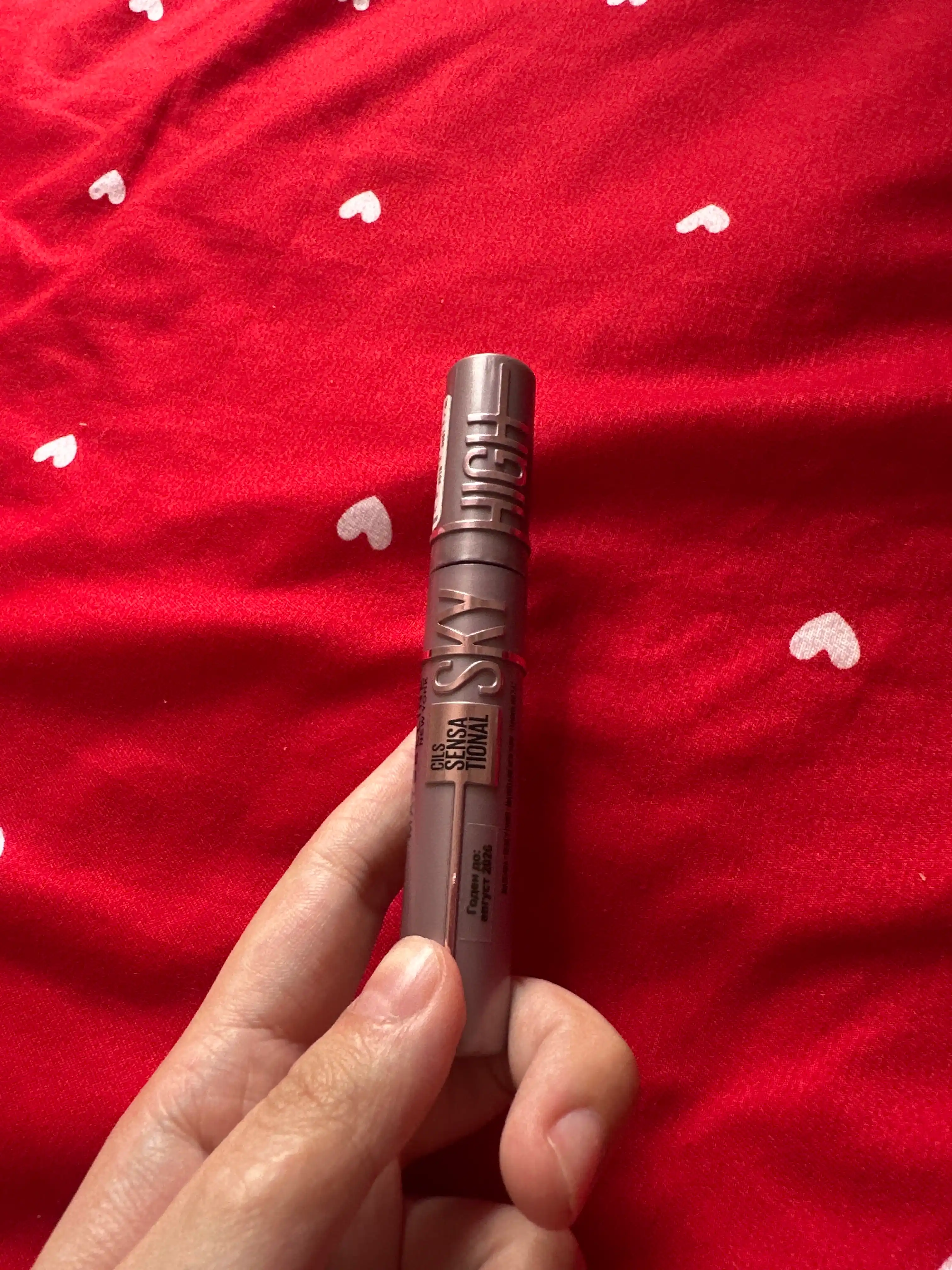 Kiprik uchun tush Maybelline New York Lash Sensational Sky High, qora rang, 9.6 ml
