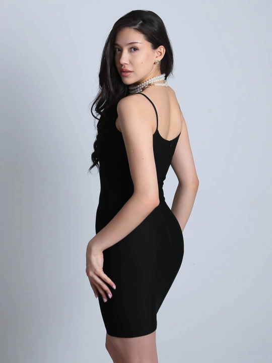 Banda‘j trikotajidan tayyorlangan Super slim ko‘ylak, S-M