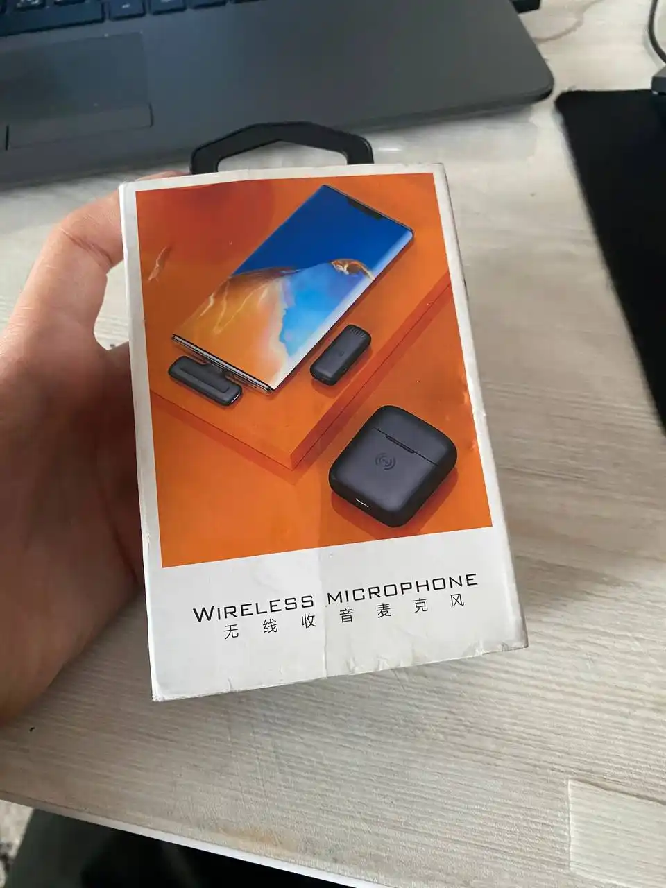 IPhone va Android uchun Type-C va Lightning ulagichlari bilan jihozlangan 2 ta 1 da simsiz ilmoqli mikrofon