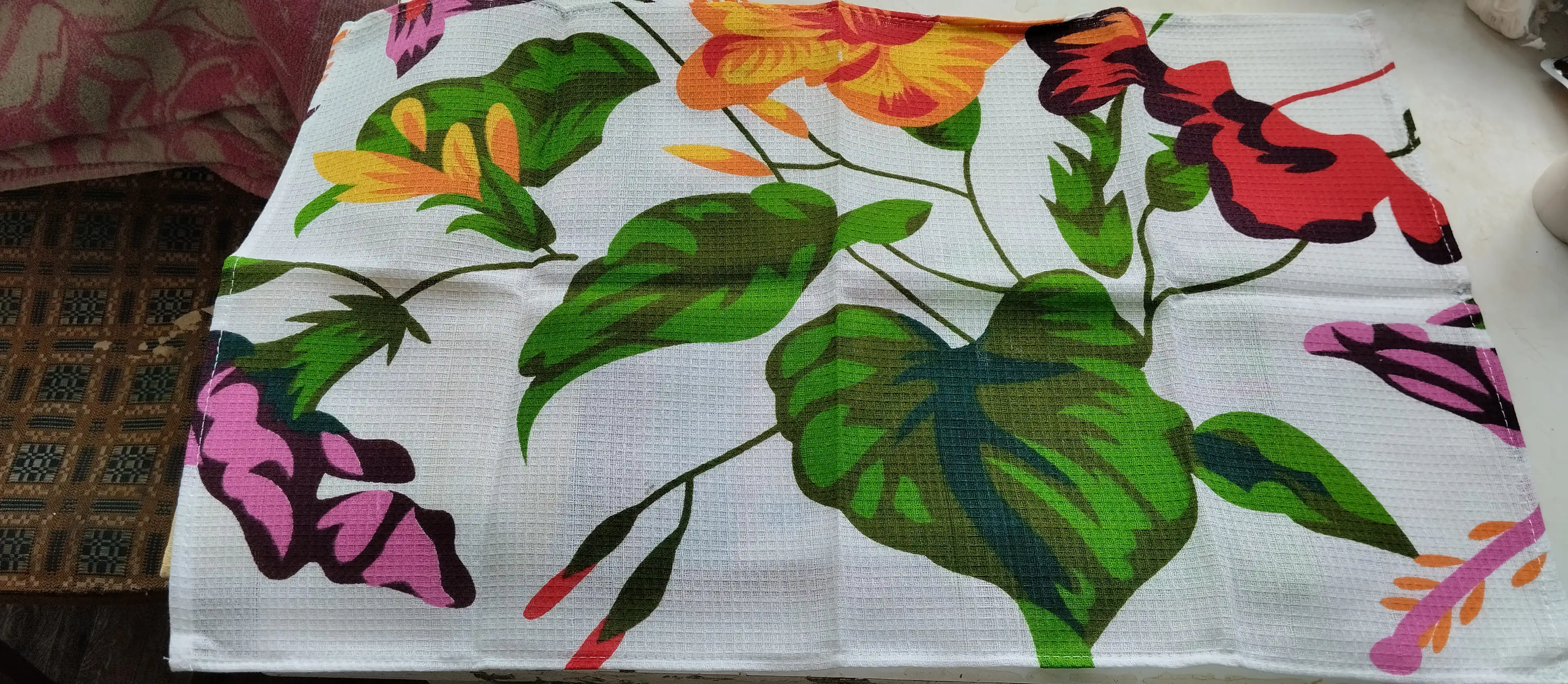 Oshxona sochiq, qo'l sochiq, vafelniy sochiq, sochiq oshxona, sochiqlar, nabor, Vafelli 35x60 cm