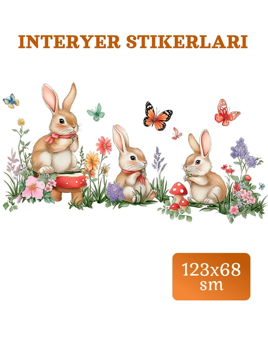 Интерьерные наклейки, обои для оклеивания стен детской комнаты, дома, офиса, кухни