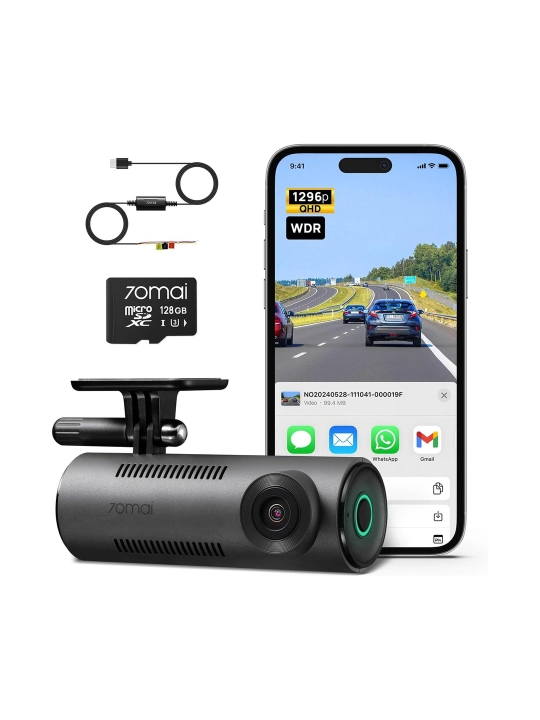 Avtomobil videoregistratori 70mai Dash Cam M310 2K QHD, Global versiya