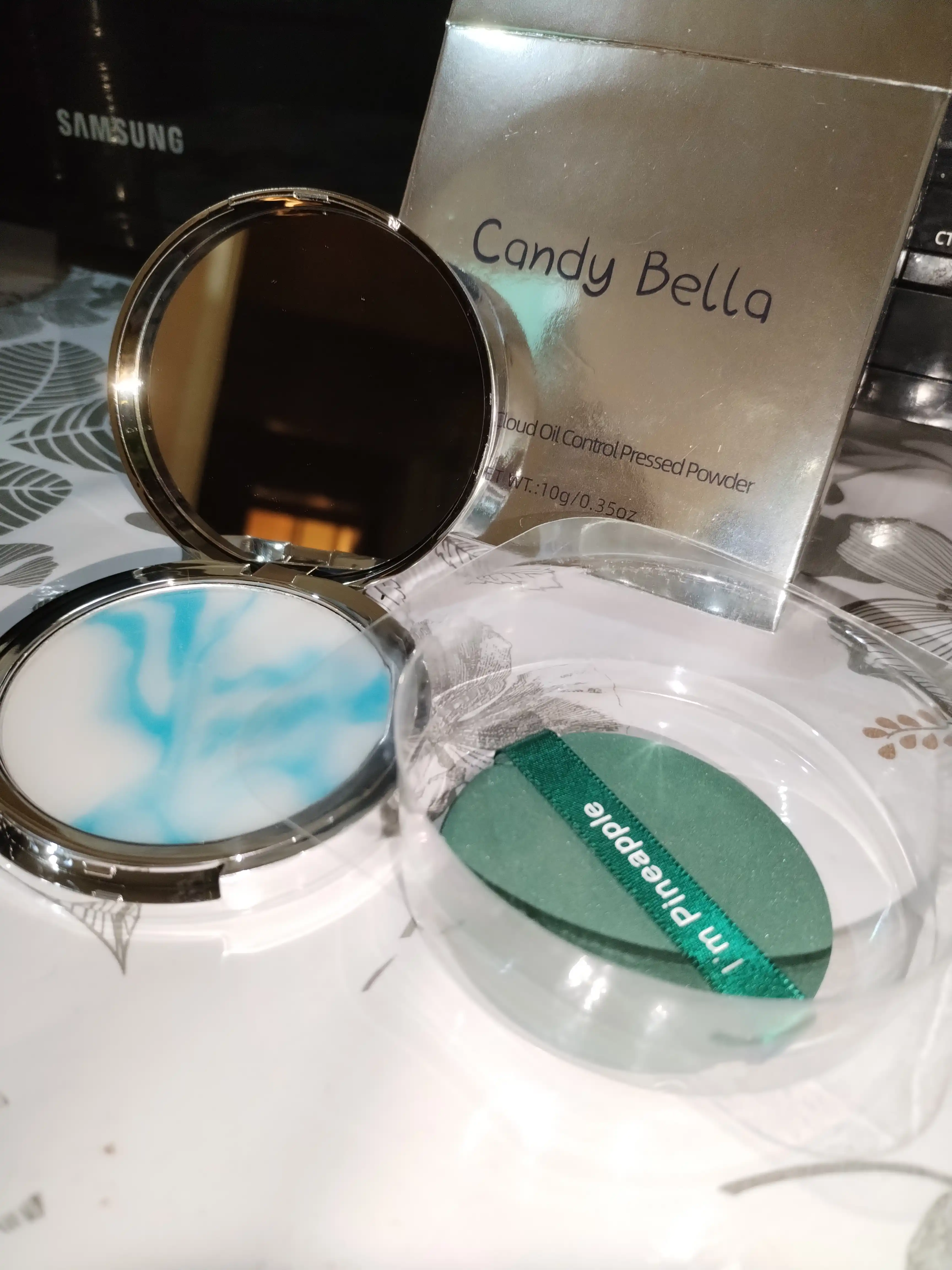 Пудра для лица Candy Bella матирующая, бесцветная, компактная, для всех типов кожи