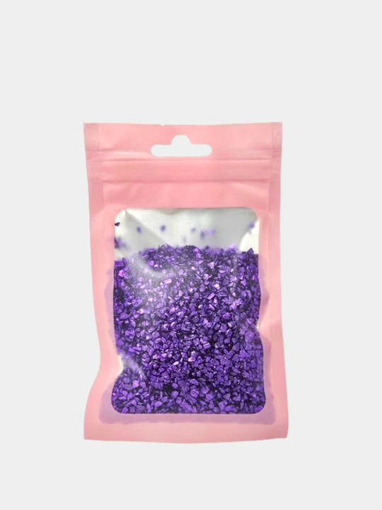 Gips, qatron uchun bezak toshlari, shisha siniqlari, 50 gr