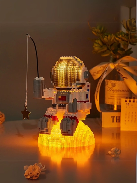 Лего 3D конструктор из миниблоков, LEGO космонавт, животные, кошки, собаки