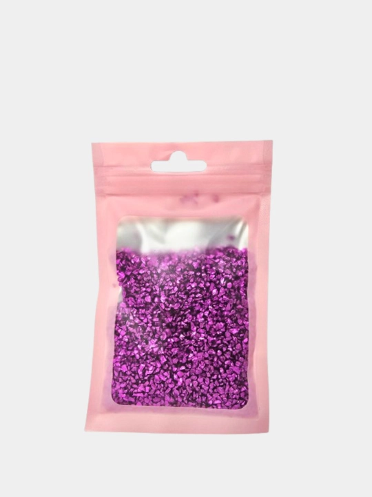 Gips, qatron uchun bezak toshlari, shisha siniqlari, 50 gr