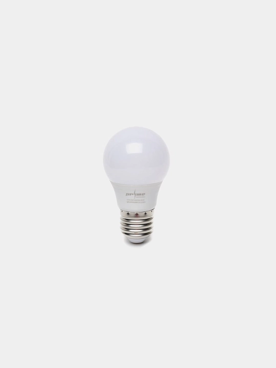 LED lampochka 5W 6000K E27 PRIME, 220–240V, uy va ofis uchun