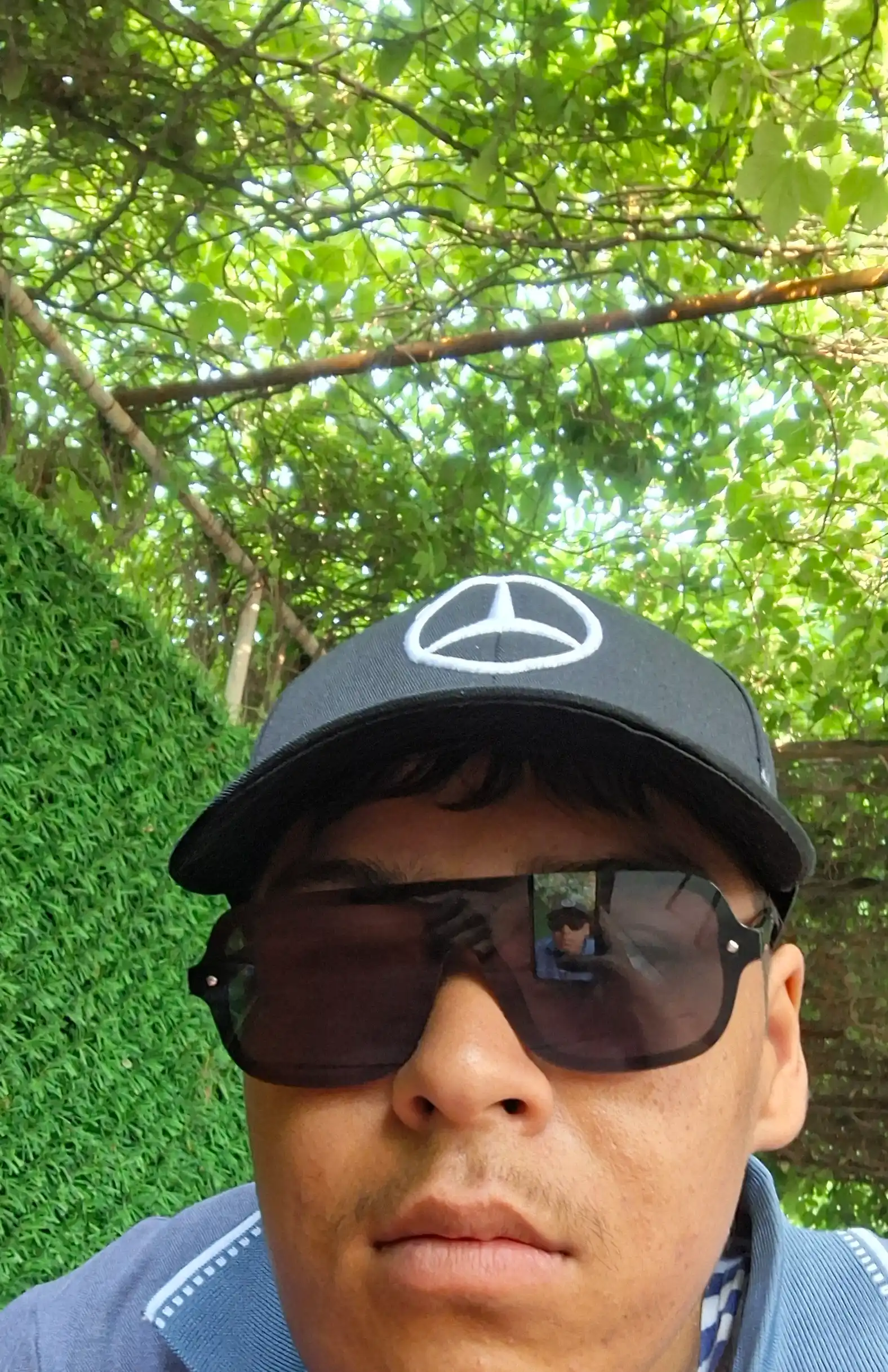 Кепка с логотипом MercedesBenz  спортивный, повседневный стиль универсальный головной убор