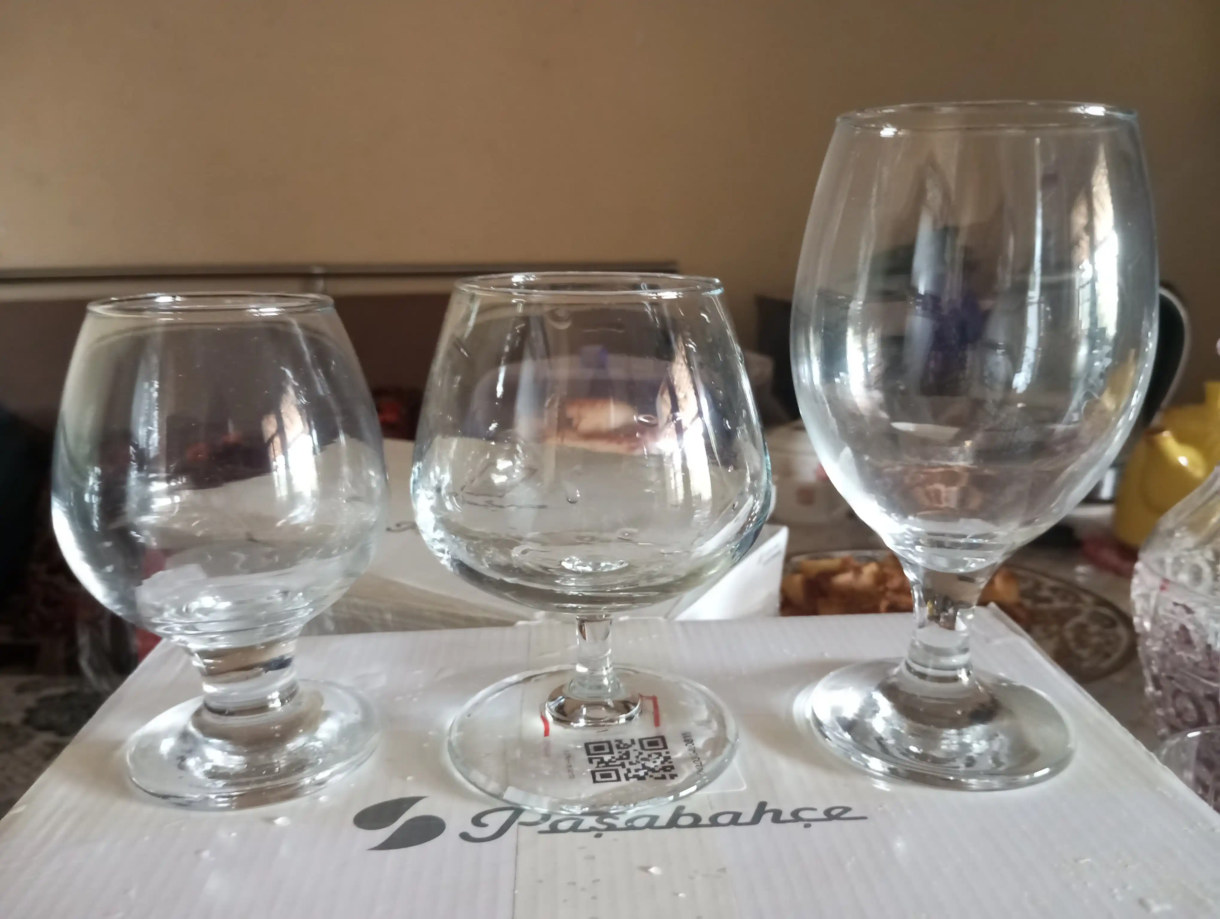 Бокал для коньяка Pasabahce, Sharant, 330 мл, стекло, 6 шт