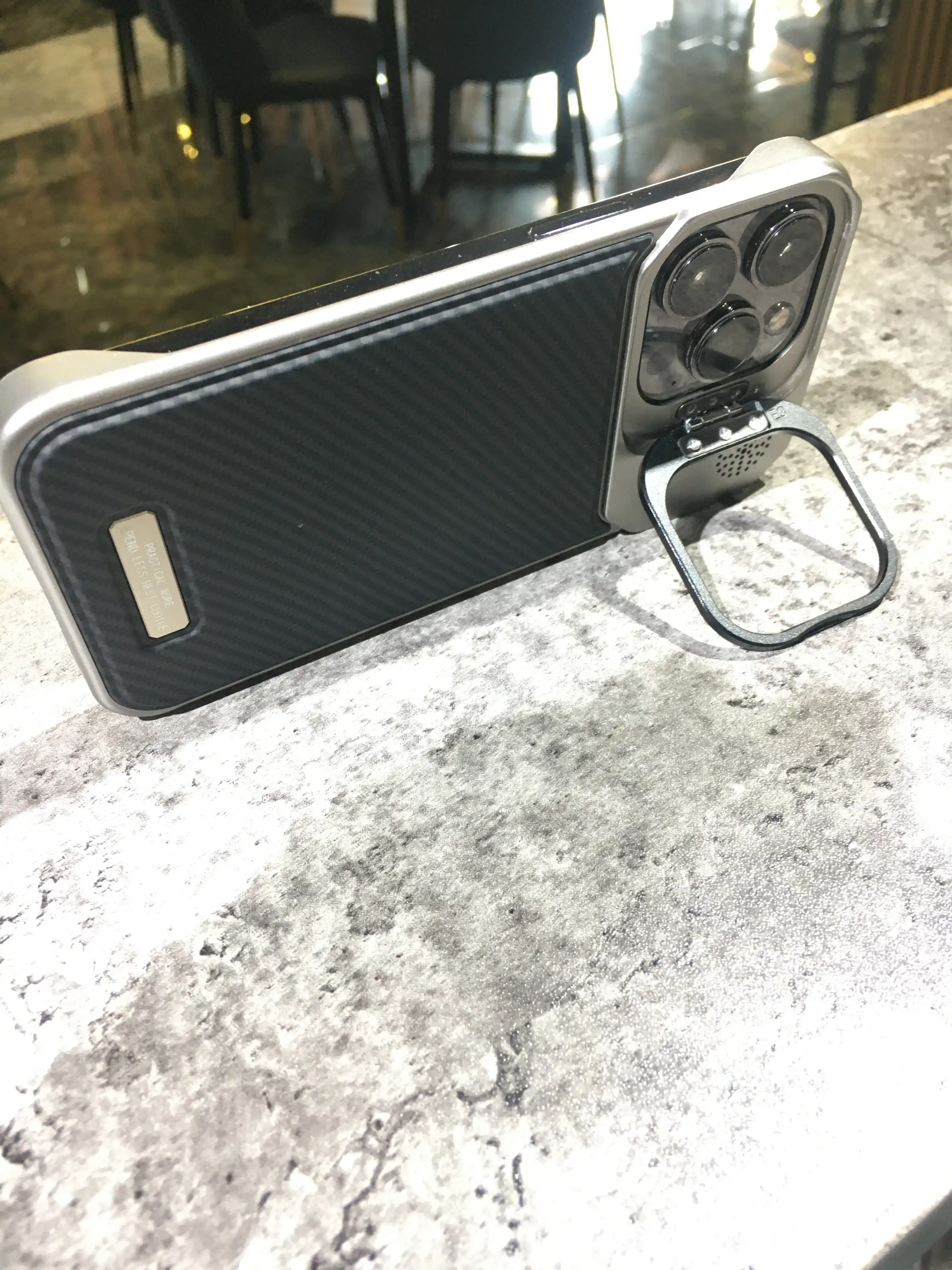 Magsafe g'ilof iphone 12,13,14,15,16 Pro/Max uchun, charm, plastik