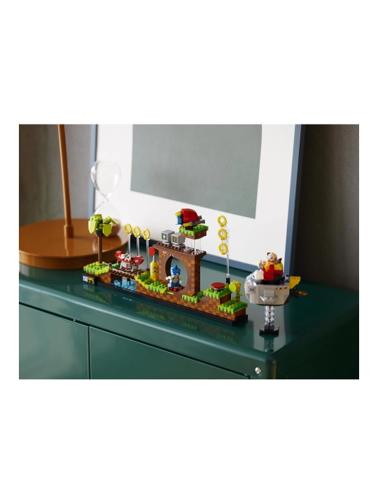 LEGO Ideas 21331 Соник Супер-ёжик: Зона Зелёных Холмов, 1125 деталей
