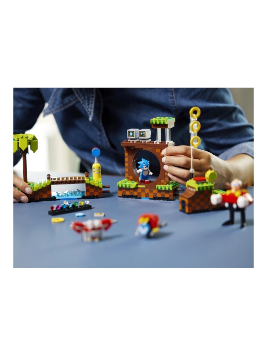 LEGO Ideas 21331 Соник Супер-ёжик: Зона Зелёных Холмов, 1125 деталей