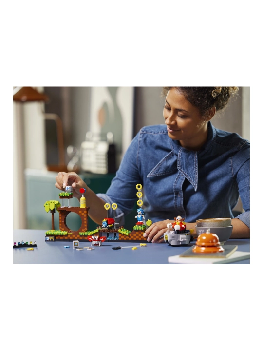 LEGO Ideas 21331 Соник Супер-ёжик: Зона Зелёных Холмов, 1125 деталей