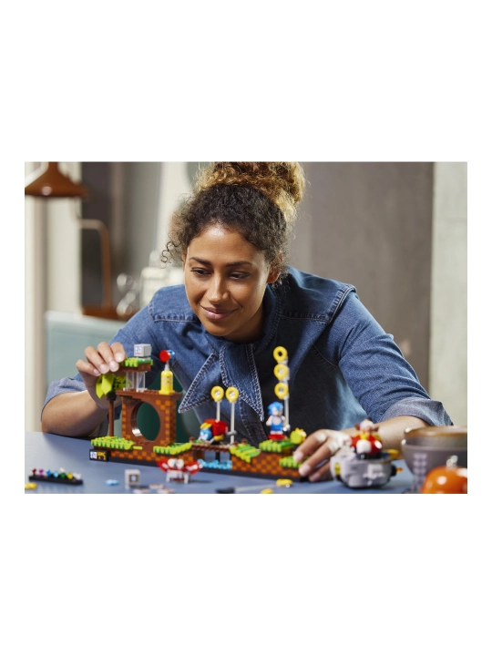 LEGO Ideas 21331 Соник Супер-ёжик: Зона Зелёных Холмов, 1125 деталей