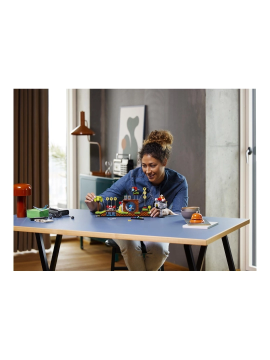 LEGO Ideas 21331 Соник Супер-ёжик: Зона Зелёных Холмов, 1125 деталей