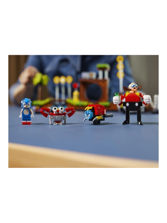 LEGO Ideas 21331 Соник Супер-ёжик: Зона Зелёных Холмов, 1125 деталей