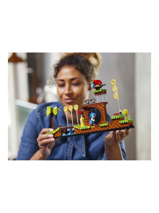LEGO Ideas 21331 Соник Супер-ёжик: Зона Зелёных Холмов, 1125 деталей