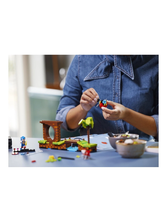 LEGO Ideas 21331 Соник Супер-ёжик: Зона Зелёных Холмов, 1125 деталей