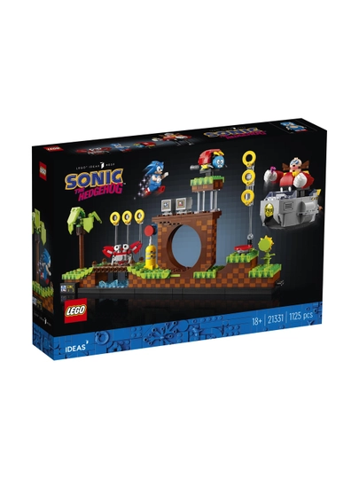 LEGO Ideas 21331 Соник Супер-ёжик: Зона Зелёных Холмов, 1125 деталей — KASPI-21331