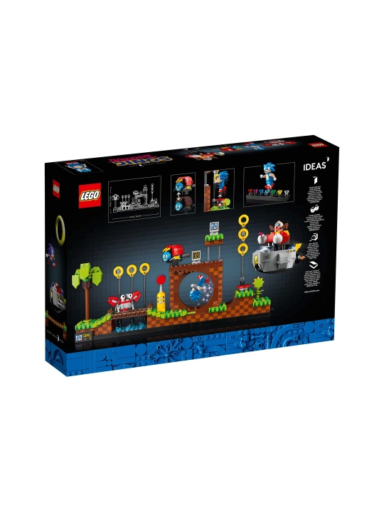 LEGO Ideas 21331 Соник Супер-ёжик: Зона Зелёных Холмов, 1125 деталей