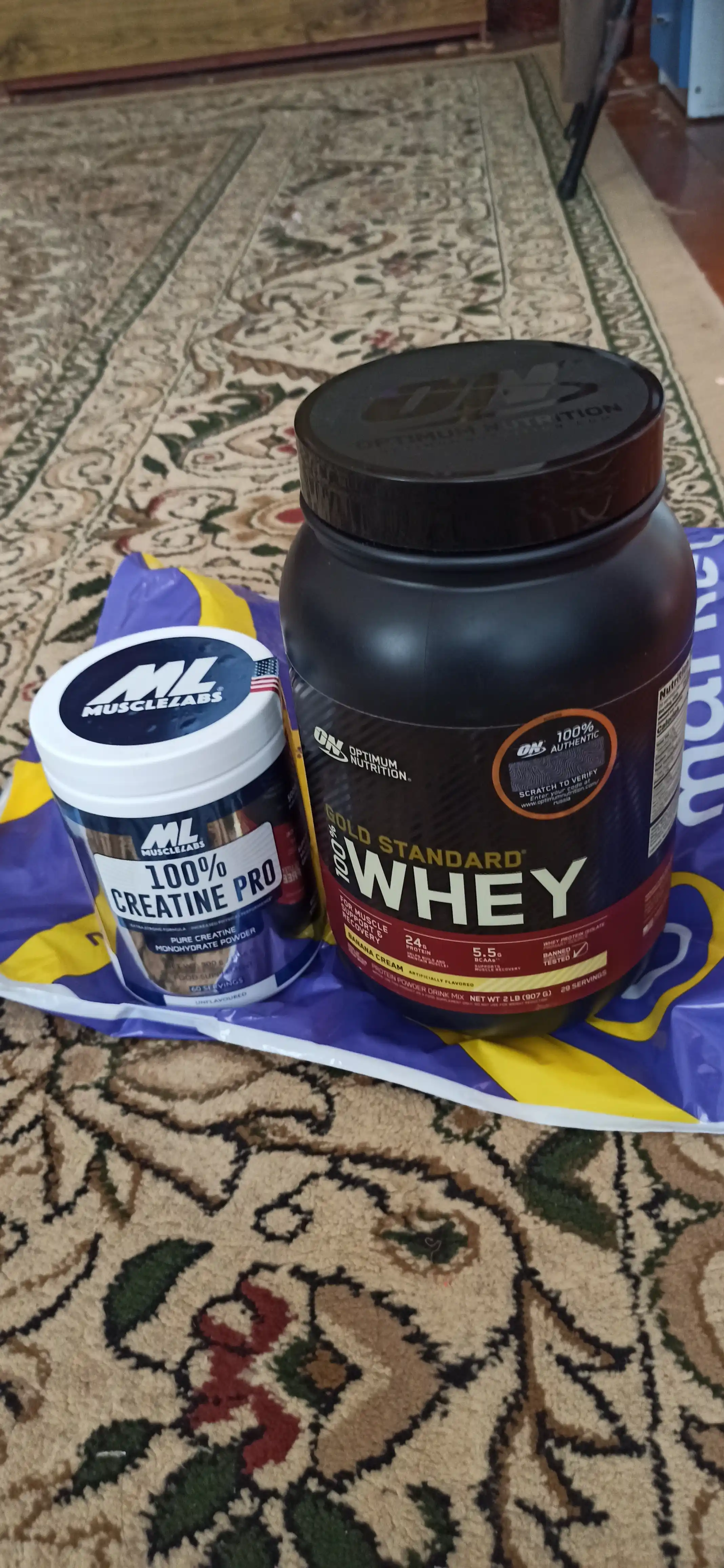 Американский протеин Whey Gold Standard, 907 гр, для набора мышечной массы, с BCAA 5.5 гр
