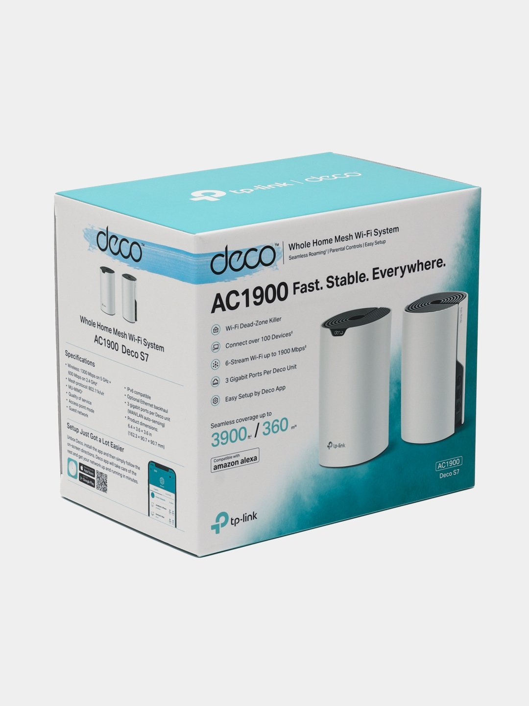 Wi-Fi система Mesh TP-Link Deco S7 2 pack AC1900 - 