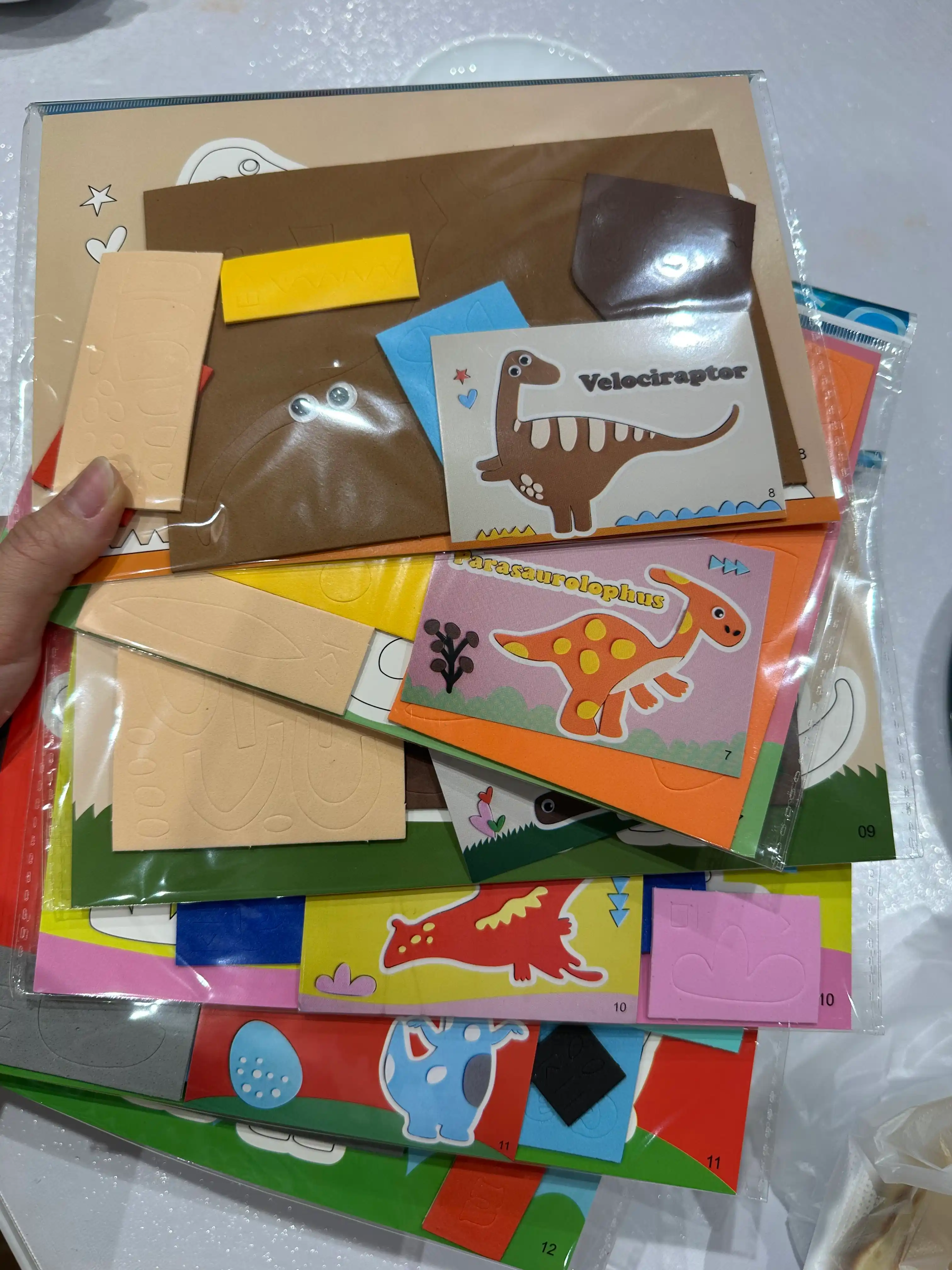 Bolalar uchun 3D applikatsiya-stikerlari, ijodkorlik uchun o'rnatilgan stikerlar