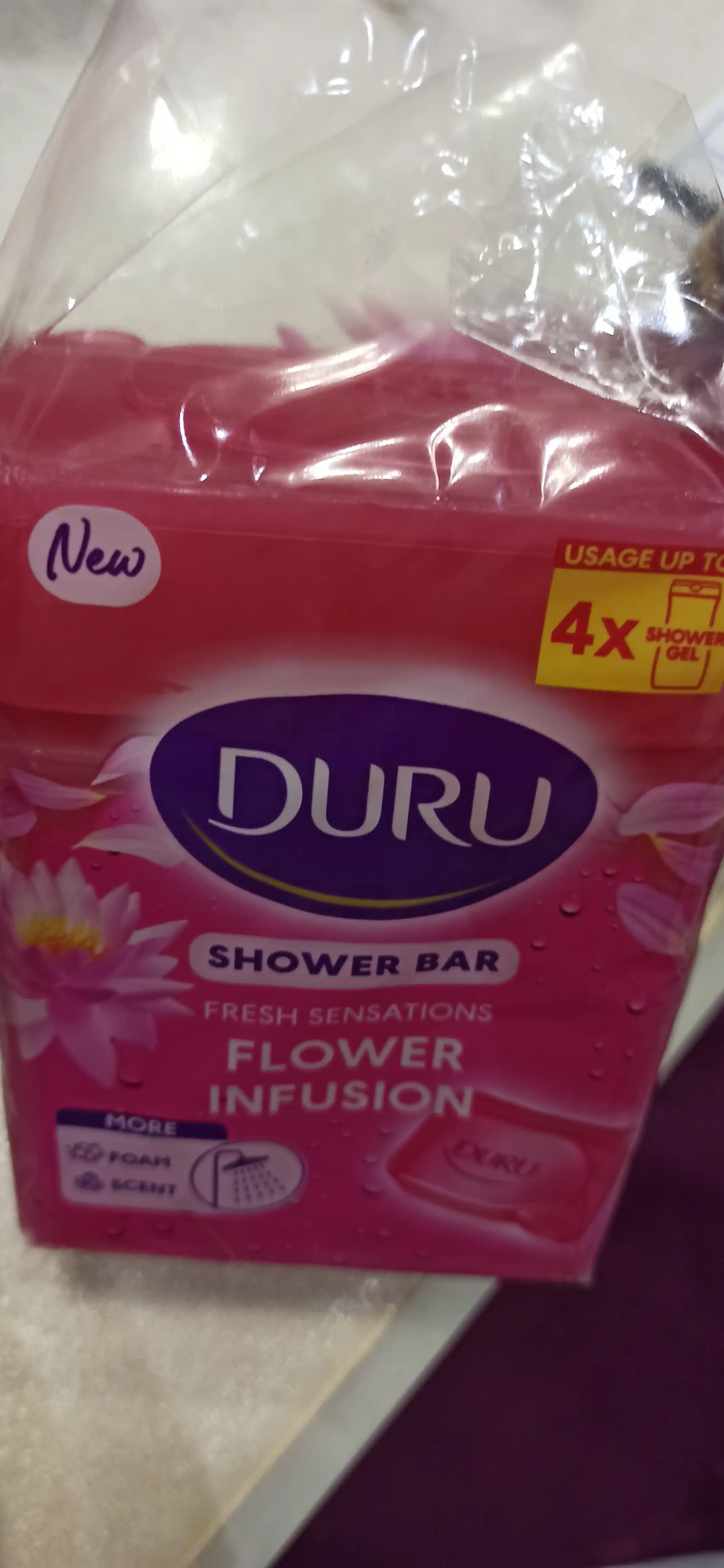 Dush sovuni Duru Floral, 4 x 150 gr