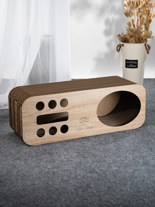 Karton tirnash ustuni 3 tasii 1 da Home KinderCat Tahta, mushuklar uchun - 