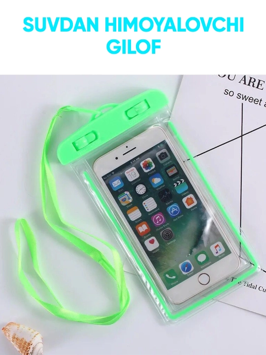 Suv o'tkazmaydigan telefon g'ilofi